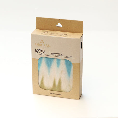 CHAORAS Sports Tenugui / Khaki & Light blue